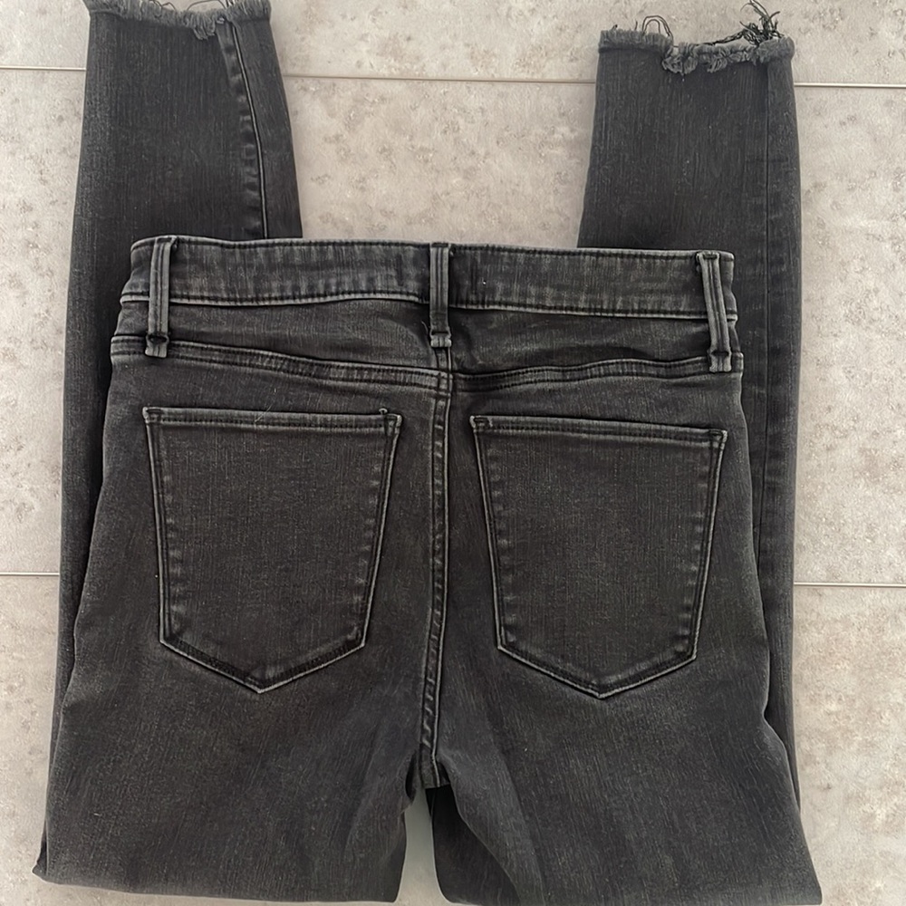 Abercrombie & Fitch high rise super skinny ankle stretchy button fly size 27/4S - Picture 5 of 14